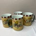 Lenox Winter Greetings Everyday Coffee Mug Goldfinch Set of 4