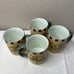 Lenox Winter Greetings Everyday Coffee Mug Goldfinch Set of 4