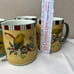 Lenox Winter Greetings Everyday Coffee Mug Goldfinch Set of 4