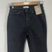 Madewell The Petite Curvy Kickout Crop Jean NO184 Black Rinse Wash Size 25 P NEW