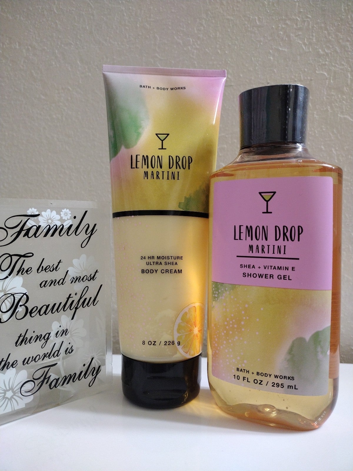 (New) Bath & Works Lemon Drop Martini Set