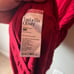 Isabella Oliver Square Neck Maternity Dress Red size 3