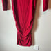 Isabella Oliver Square Neck Maternity Dress Red size 3