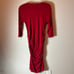 Isabella Oliver Square Neck Maternity Dress Red size 3