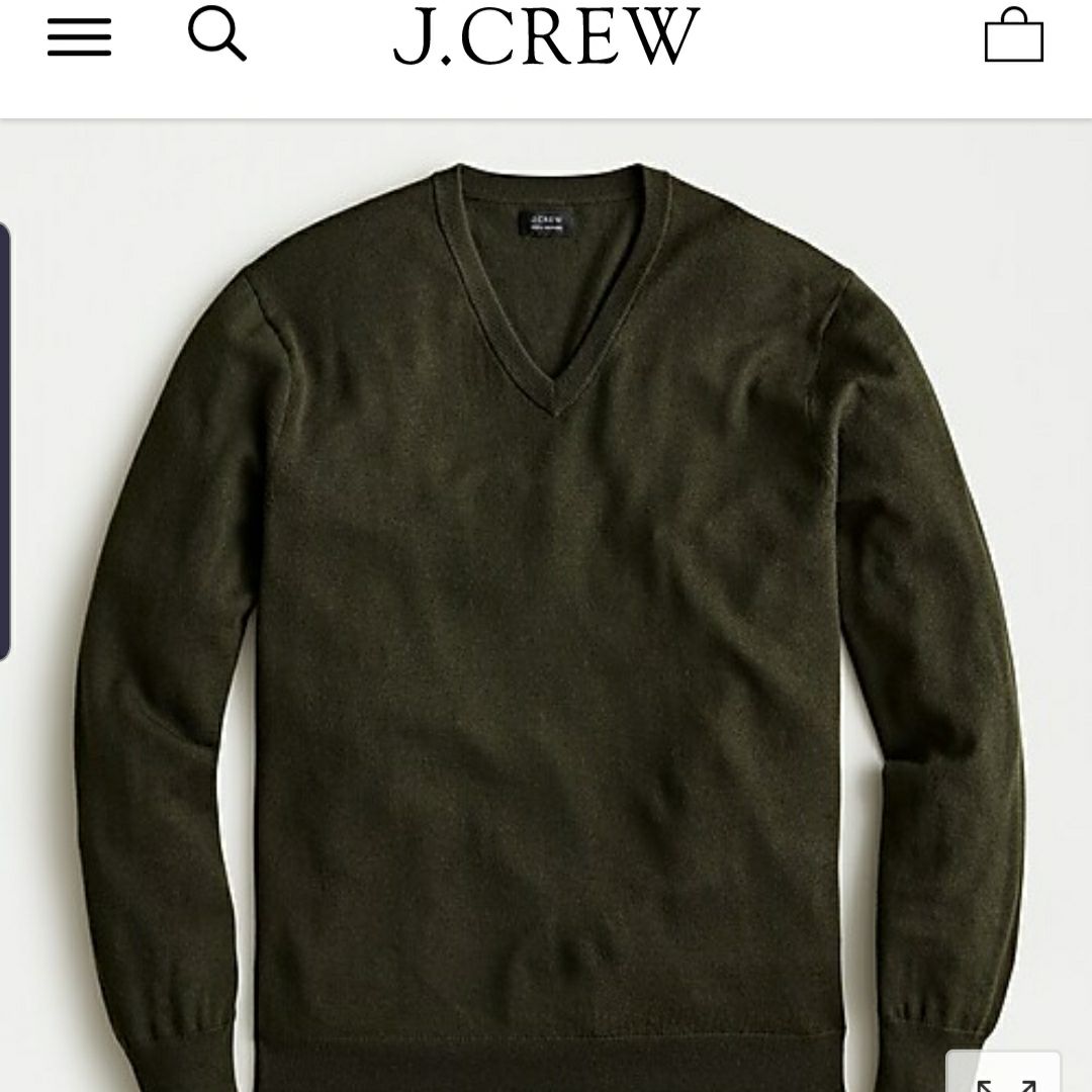 J.Crew slim merino v-neck sweater