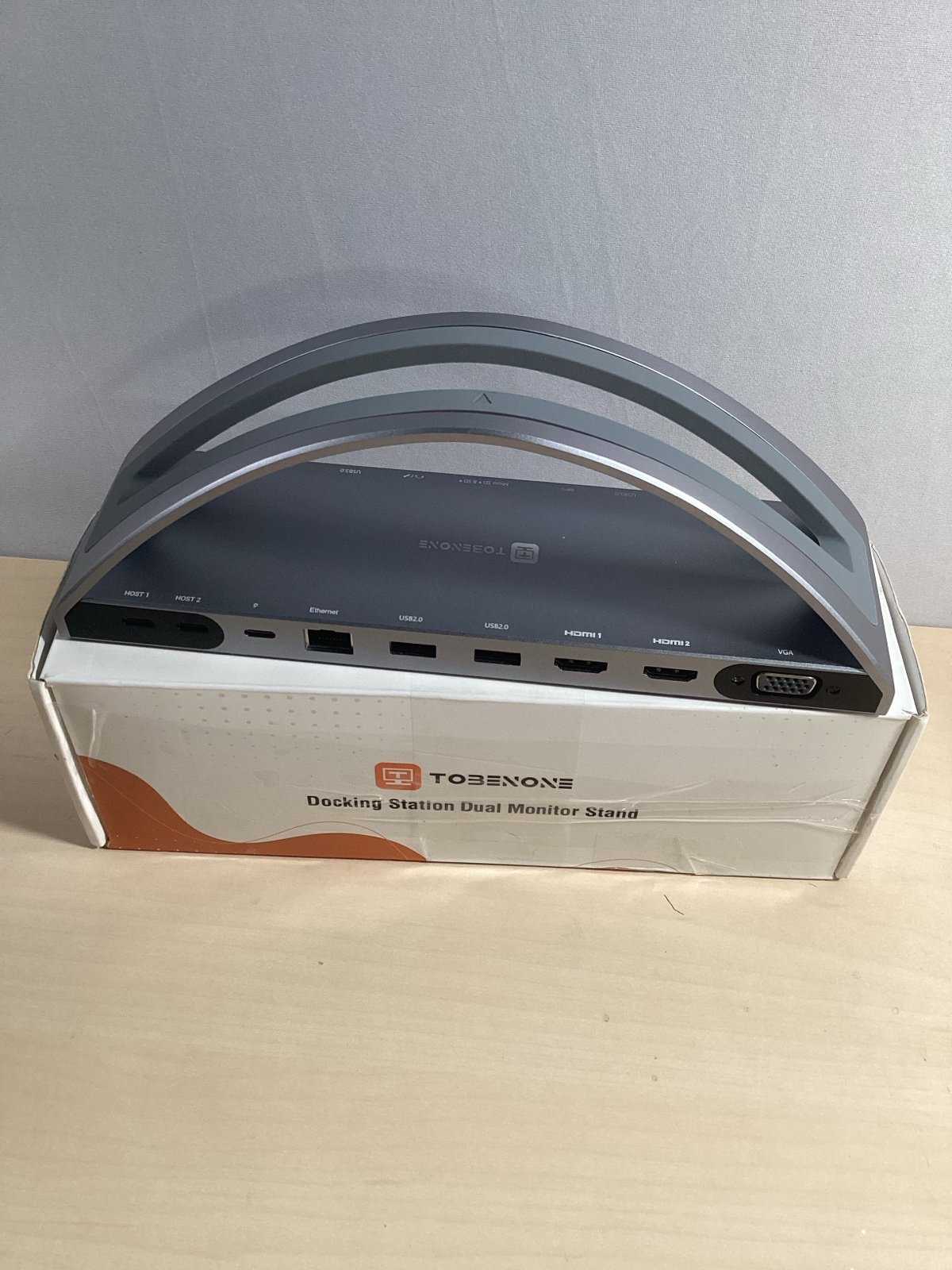 TobenONE USB C Docking Station Dual 4K Monitor for MacBook