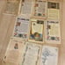 Vintage religious Christian funeral sacred art calendar lot of 10
