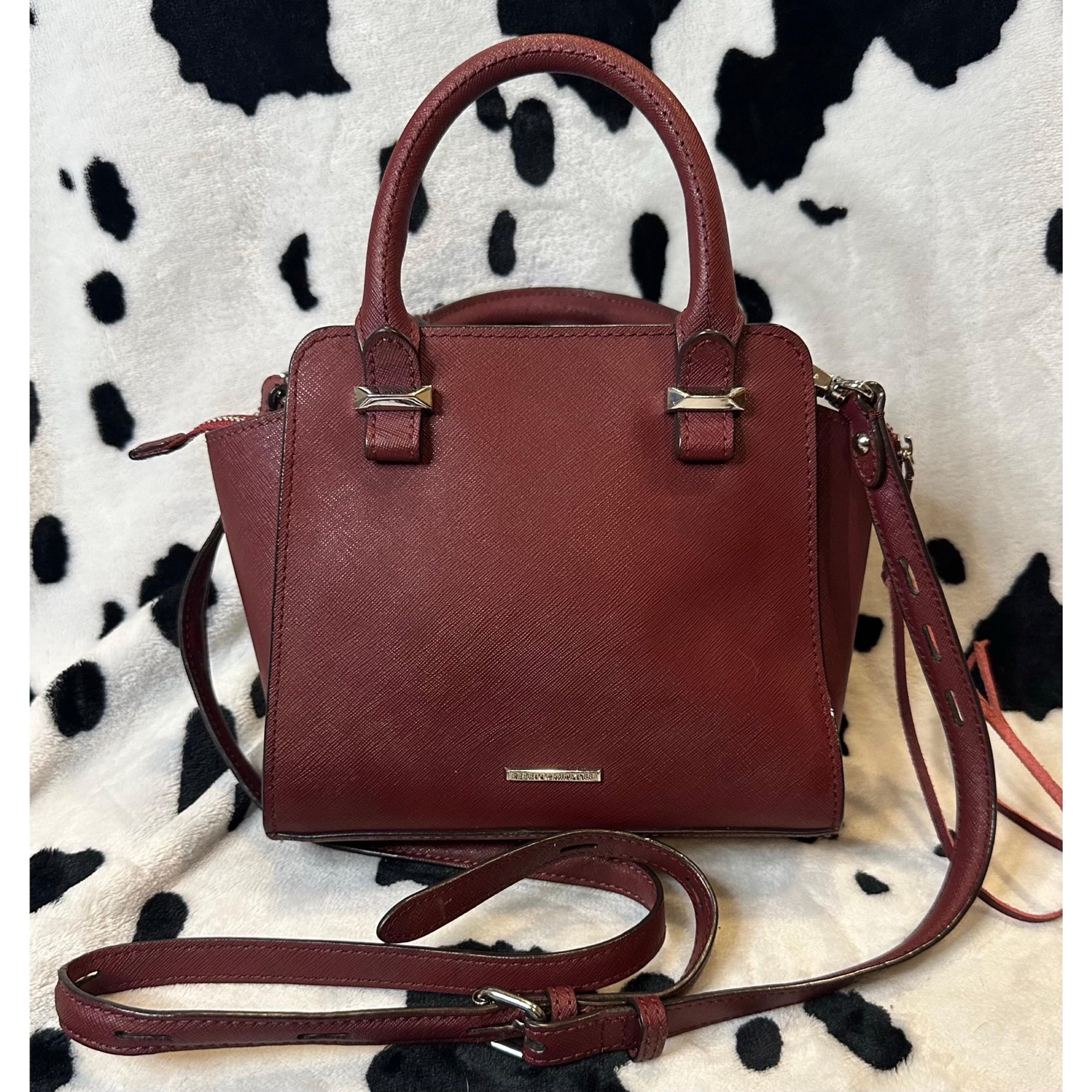 Rebecca Minkoff Women’s Micro Avery Tote Bag - Burgundy