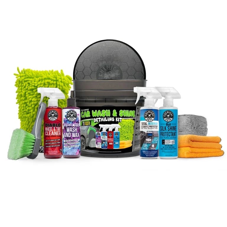 Chemical Guys 11 Piece Ultimate Car Wash & Shine Detailing Kit NWT