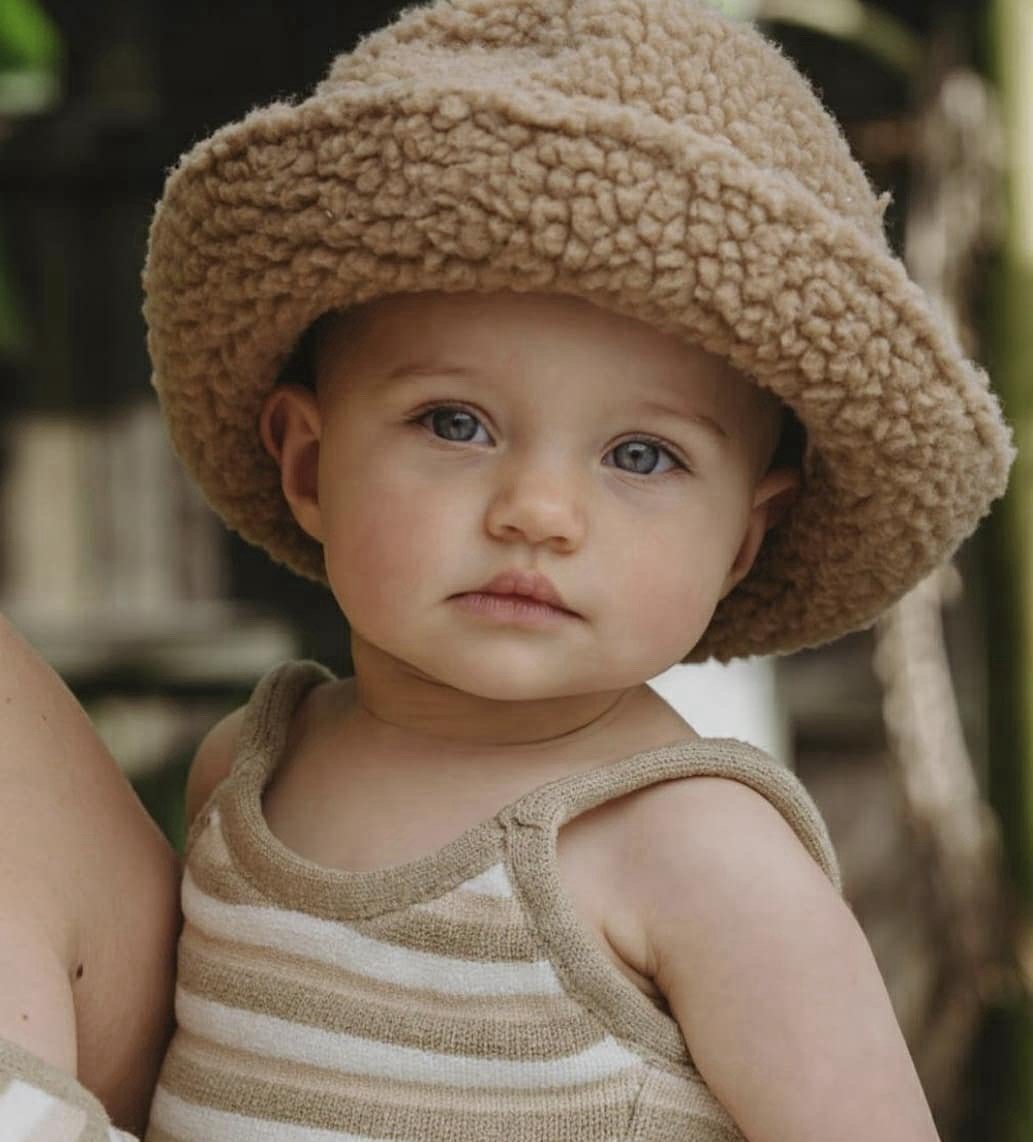 NWT Lack of Color Kids Teddy Bucket Hat