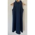 Tuckernuck Blythe Ruffle Neck Tie Back Dress in Navy Size Small Gently Used