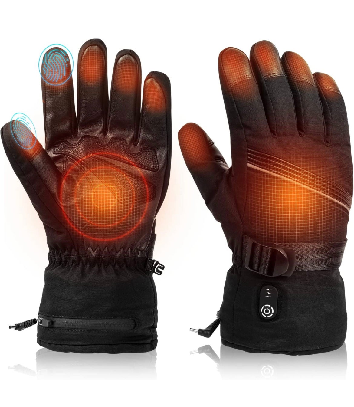 Heated men’s gloves