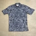 Vintage Kalaheo Hawaian Aloha Palm Tree Shirt Men’s Size Medium Smoke Gray