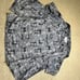Vintage Kalaheo Hawaian Aloha Palm Tree Shirt Men’s Size Medium Smoke Gray