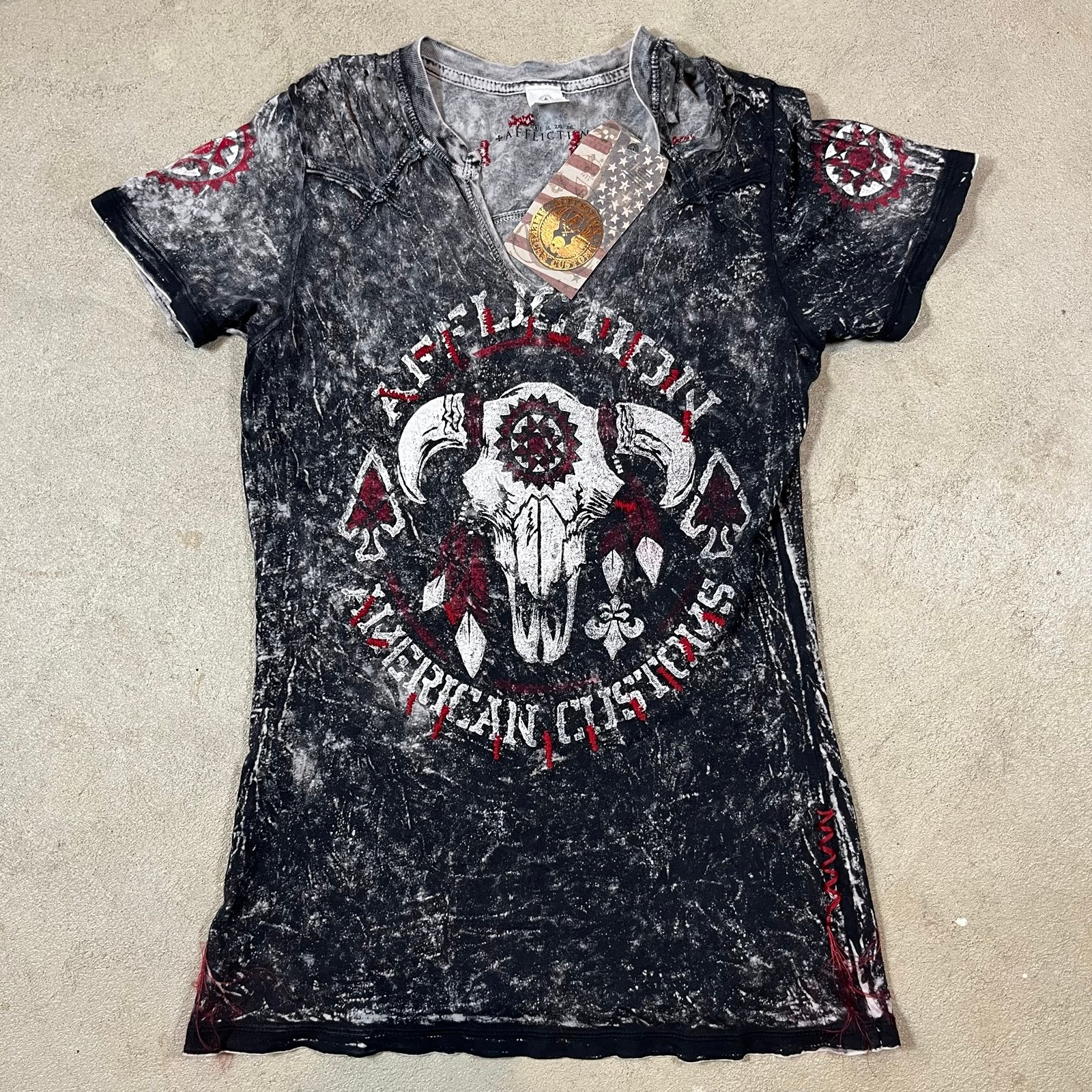 Women’s Affliction T-Shirt Size Medium New With Tags