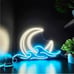 Neon Moon Ocean Wave Paradise Bedroom Outdoor Indoor Japanese Anime Wall Decor