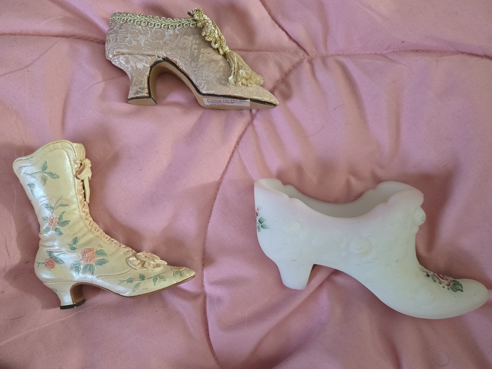 Vintage Shoe Figurines
