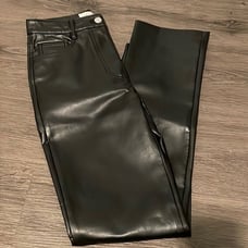 Aritzia wilfred black melina Leather pants us 2