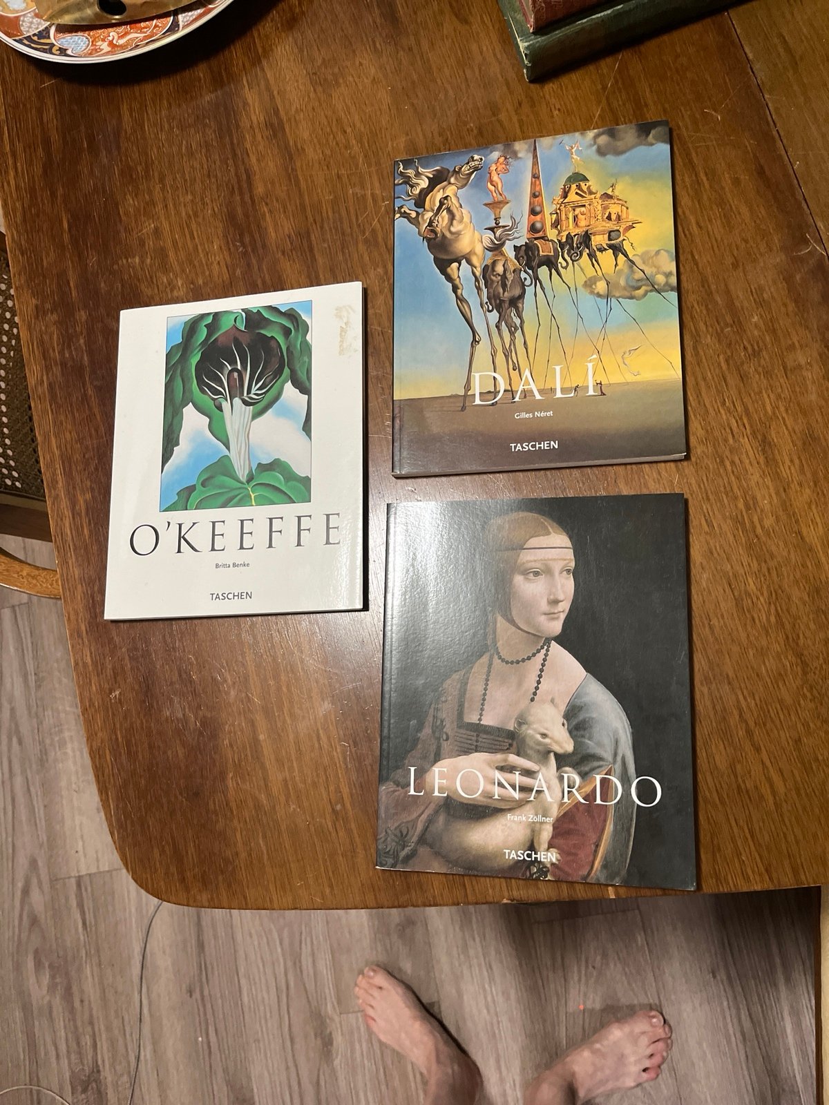 Set of 3 softcover art books, vintage