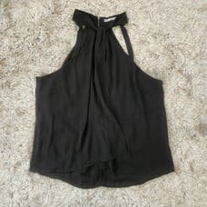 Daniel Rainn Stitch Fix Strappy Halter Top Black