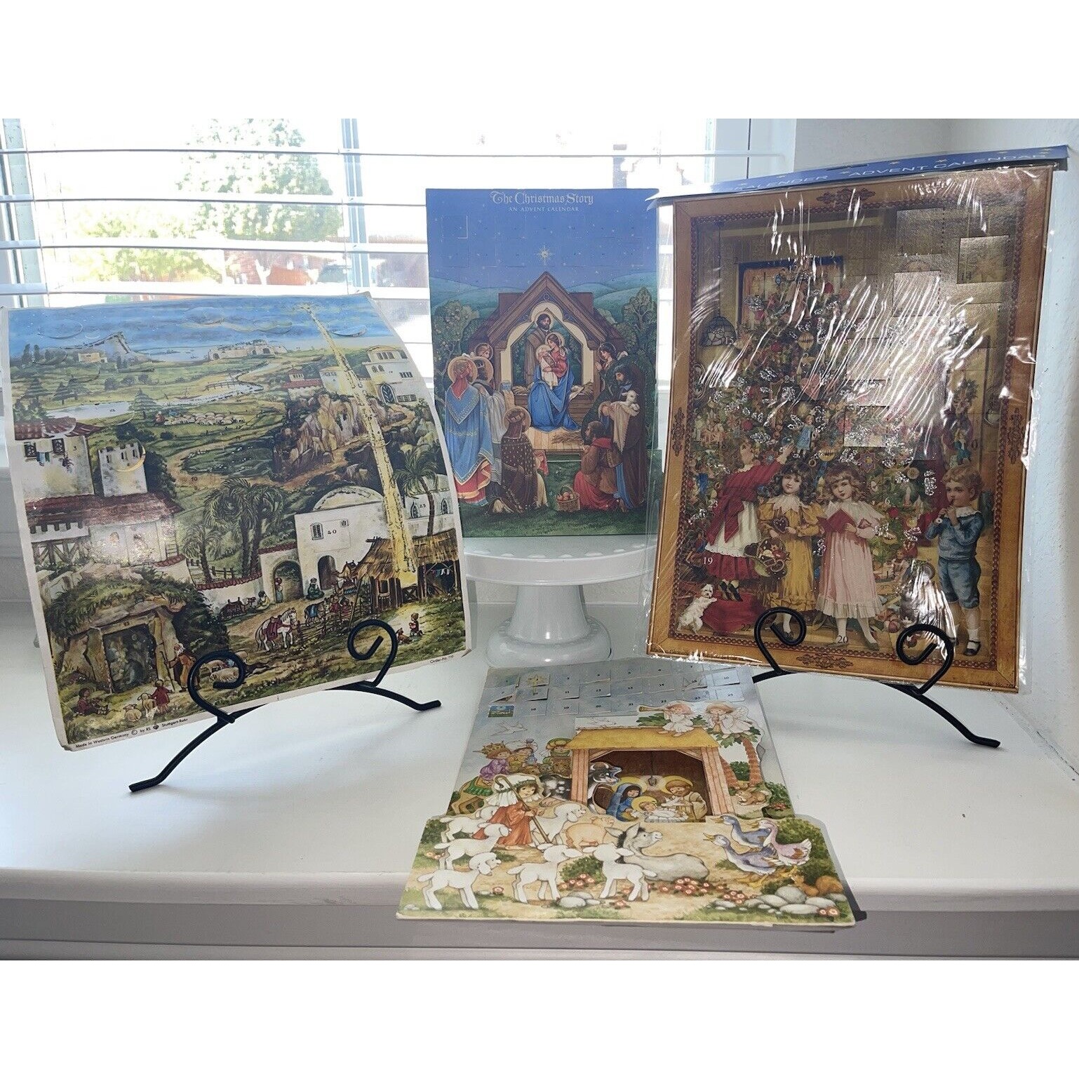 Vintage Christmas Advent Calendar Bundle- Made In Germany, West Germany, USA