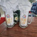 Vintage Pittsburgh Steelers 50 Seasons Gold Cup Beer Mugs