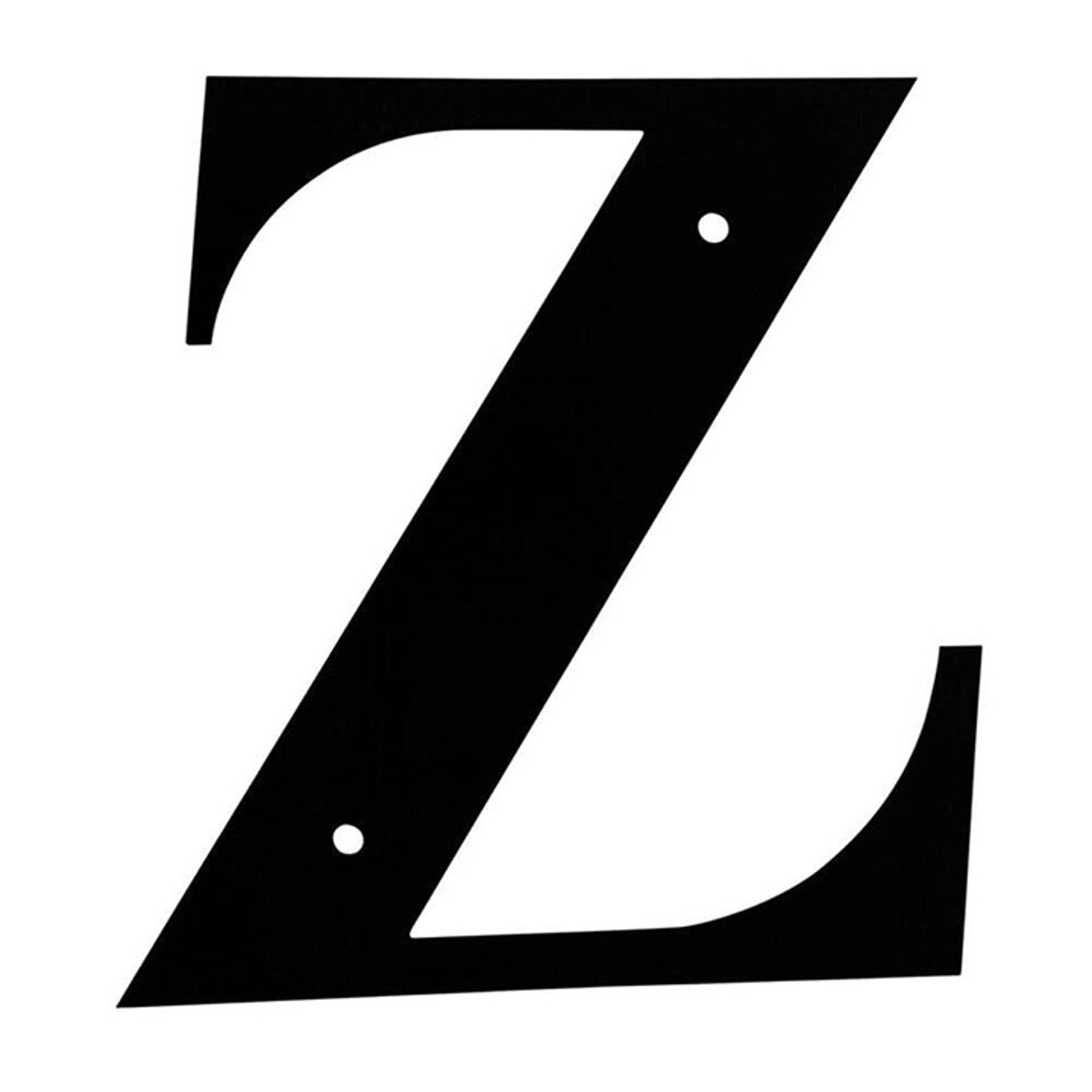 Letter Z Initial House Wall Plaque Sign 6 Inch Address Yard Garden Shed Decor