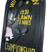 Vintage Wood Hand Painted Wimbledon Championship Bar Sign