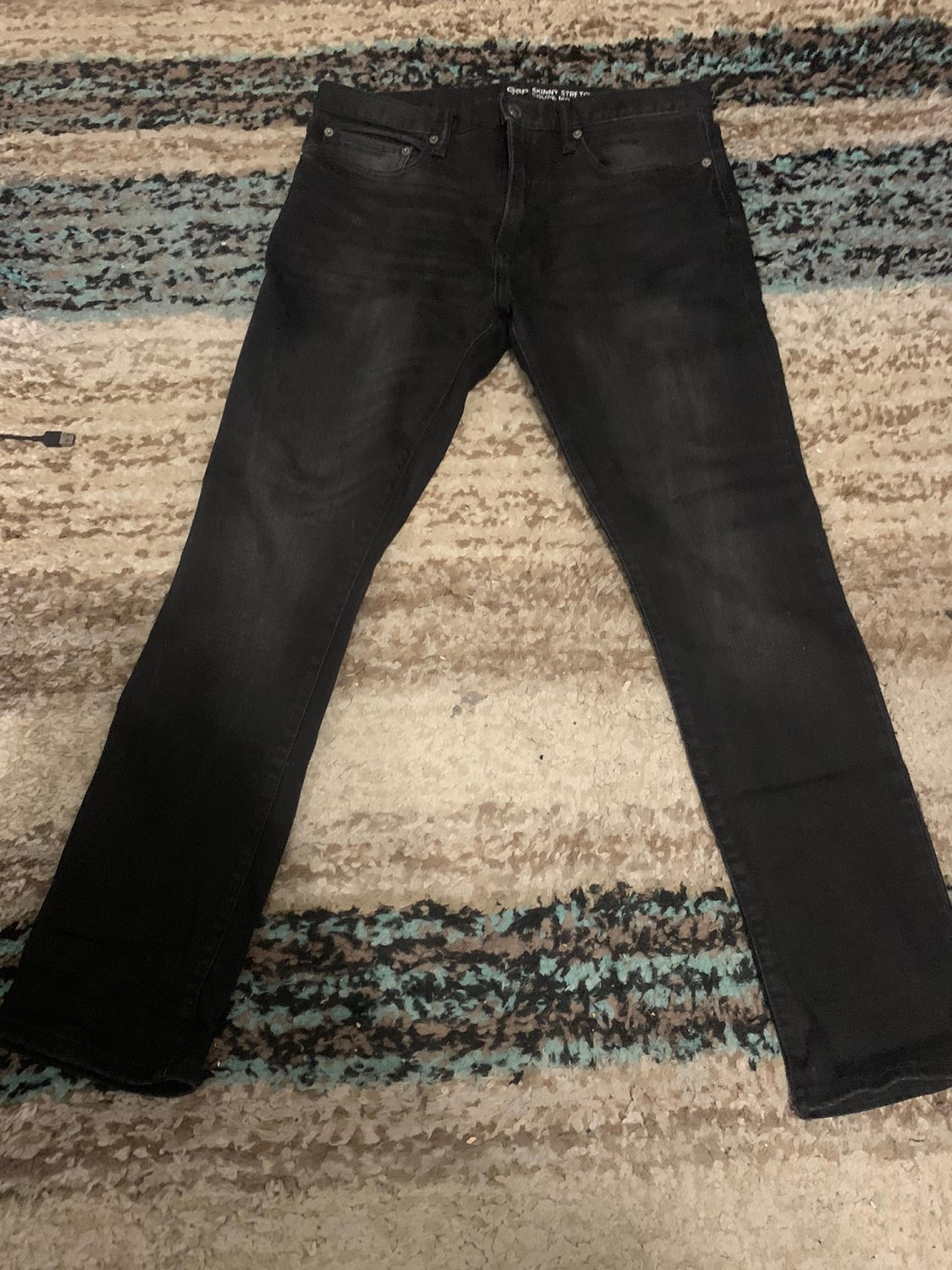 Gap Skinny Stretch Jeans 33/30 Black