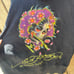Ed Hardy Women’s Full Zip Hoodie Sweater Black Christian Audibles