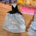 LOT OF 5 VINTAGE SILK/SATIN BARBIE DRESSES!
