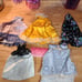 LOT OF 5 VINTAGE SILK/SATIN BARBIE DRESSES!
