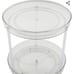2 Clear Storage Organizer drawers and 1 2 tier rotating lazy susan
