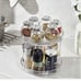 2 Clear Storage Organizer drawers and 1 2 tier rotating lazy susan