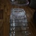 2 Clear Storage Organizer drawers and 1 2 tier rotating lazy susan