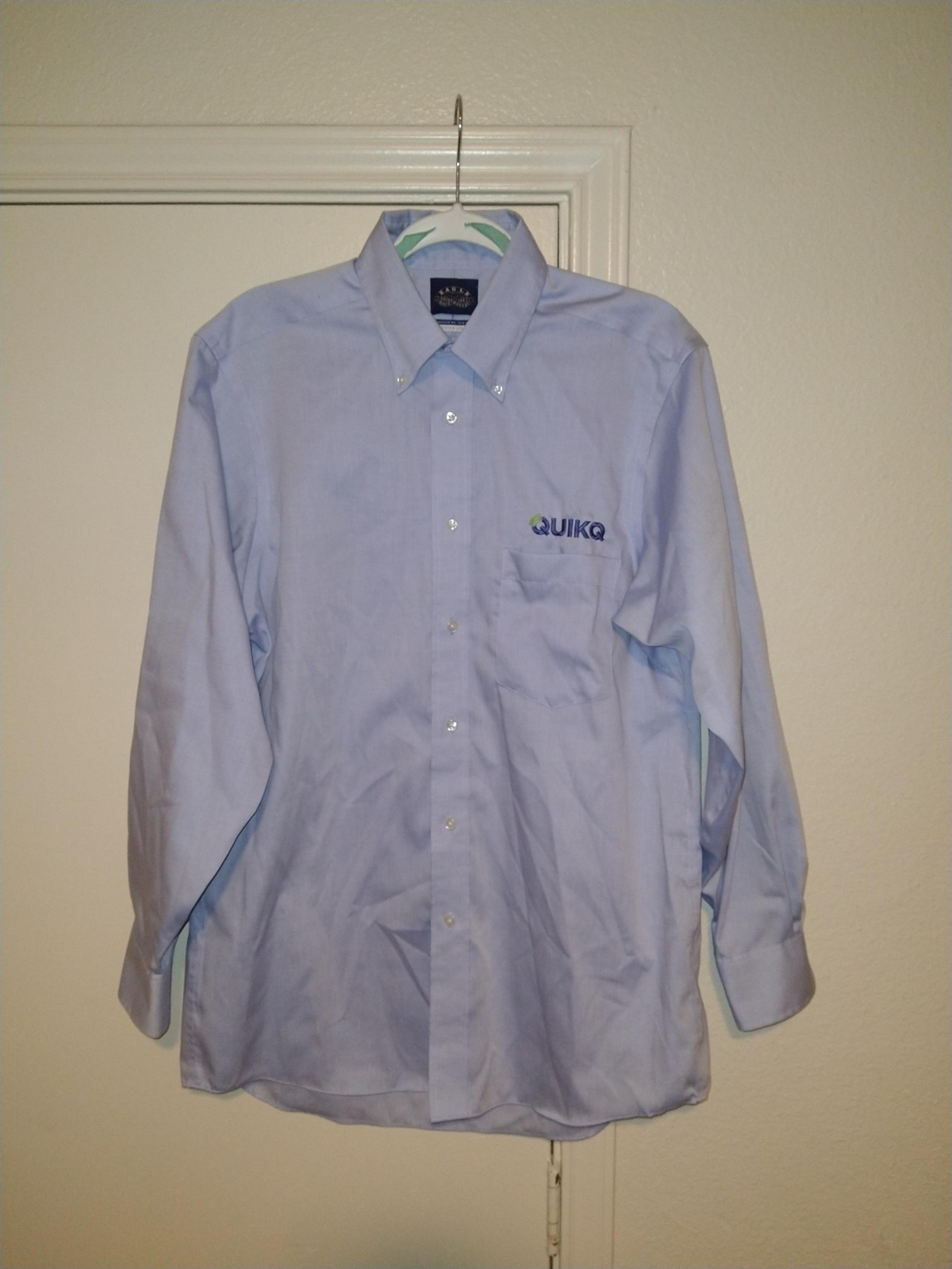Eagle Shirtmakers Non-Iron Regular Fit Dress Shirt Men's 15.5-32/33