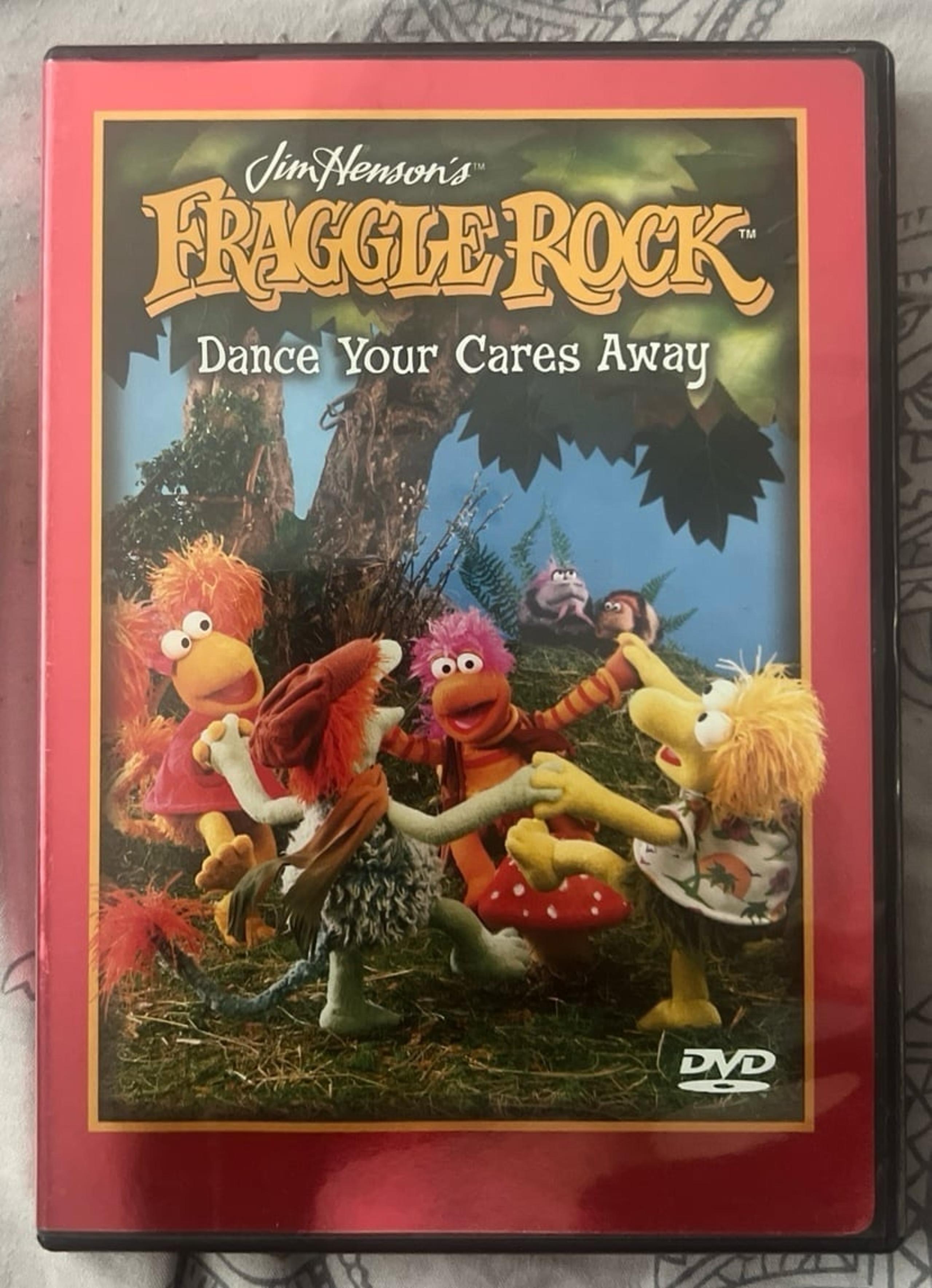 Jim Henson’s Fraggle Rock “Dance Your Cares Away” DVD w\ Shiny Foil Coverart