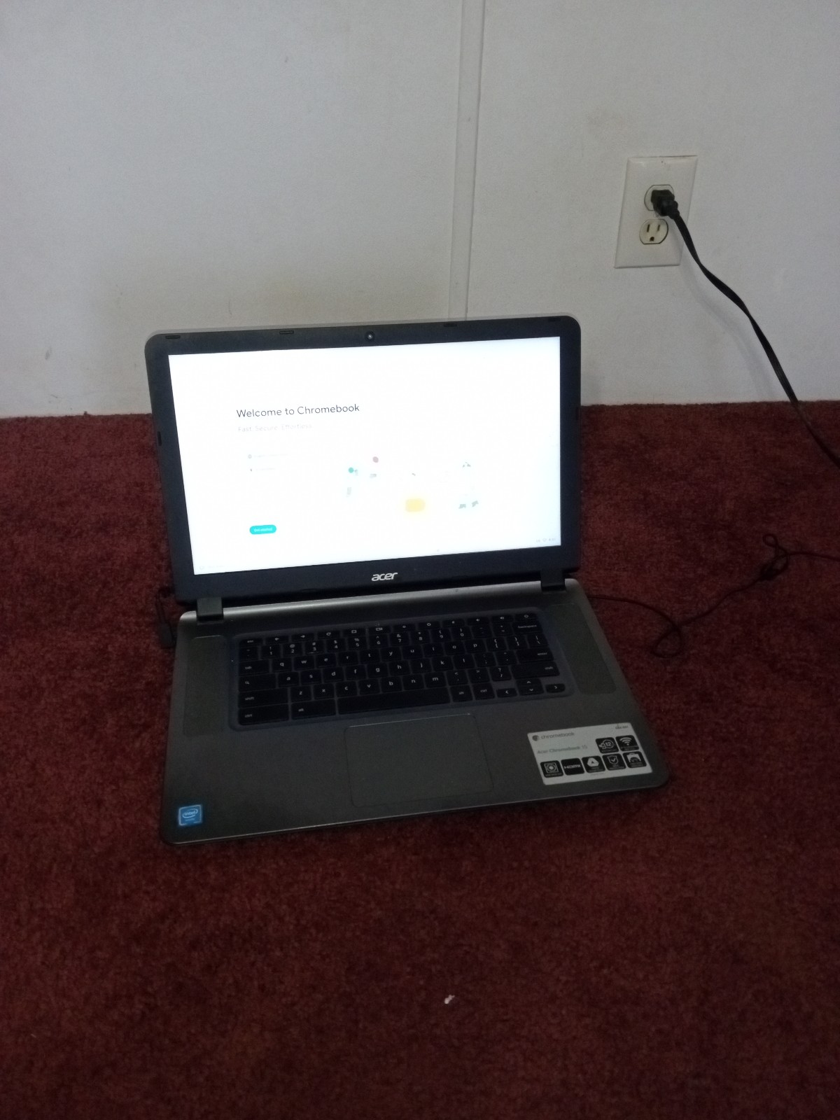 Acer chrome book 15