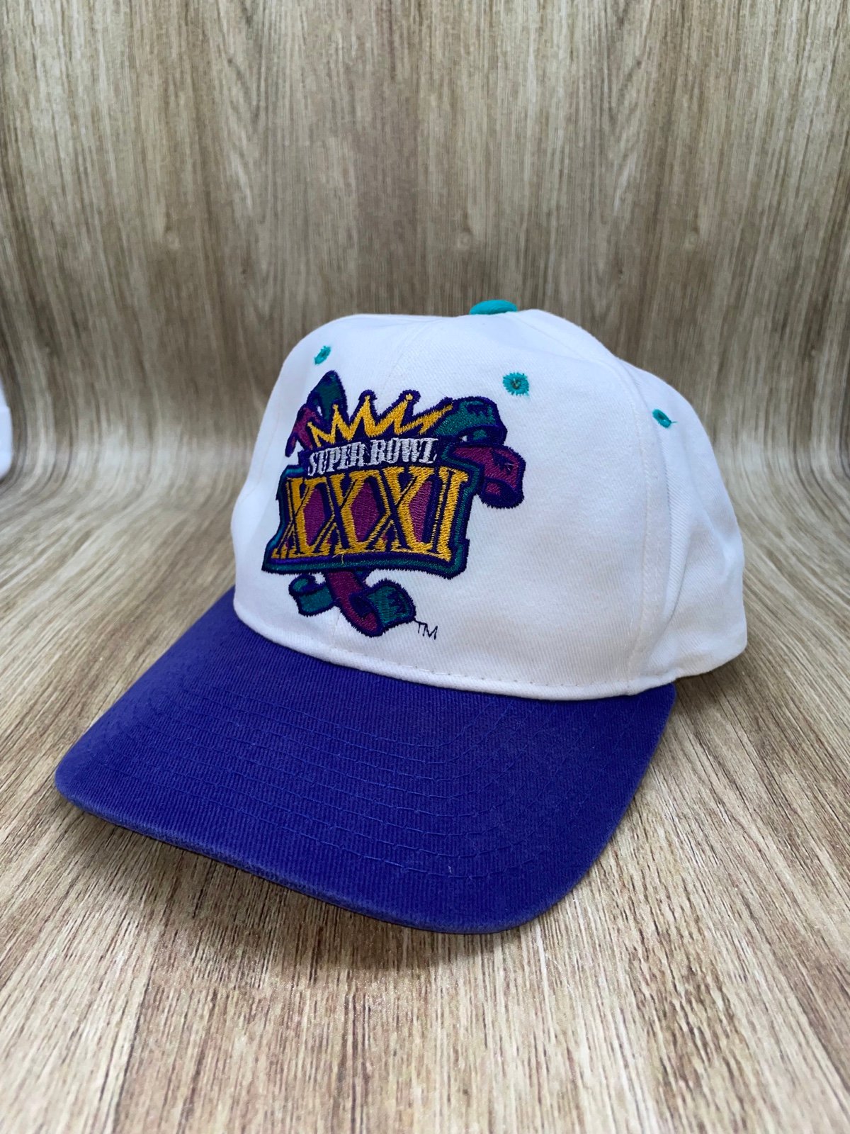 Super Bowl XXXI 3Snapback New Orleans Cap Hat Game Day Starter Preowned