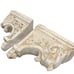 2 Terracotta Outdoor Garden Roman Scroll Shelf Sconces Shabby Chic