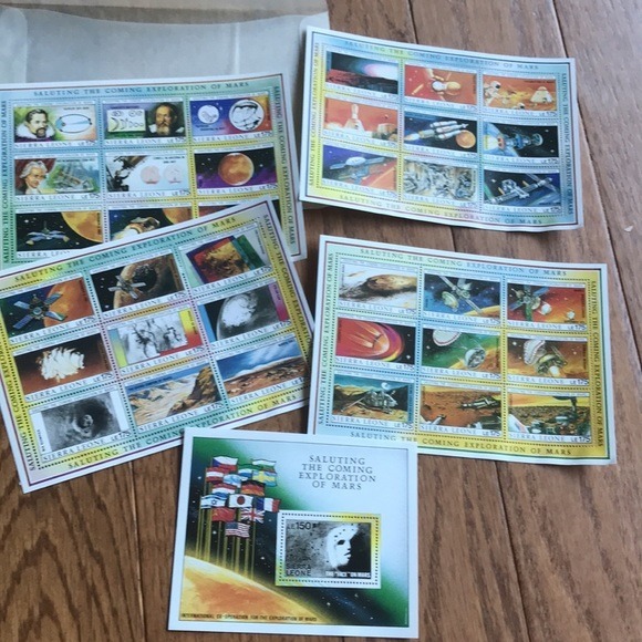 Sierra Leone Saluting the Coming Exploration of Mars full set