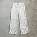 Alp N Rock Wide Leg Linen Pants Women's LARGE White Button Fly Trousers Pockets
