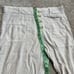 Alp N Rock Wide Leg Linen Pants Women's LARGE White Button Fly Trousers Pockets