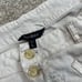 Alp N Rock Wide Leg Linen Pants Women's LARGE White Button Fly Trousers Pockets