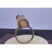 Modernist Ring With Yellow Agate Stone