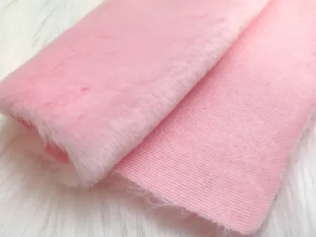 Pink Beaver Faux Fur from Howl Fabrics