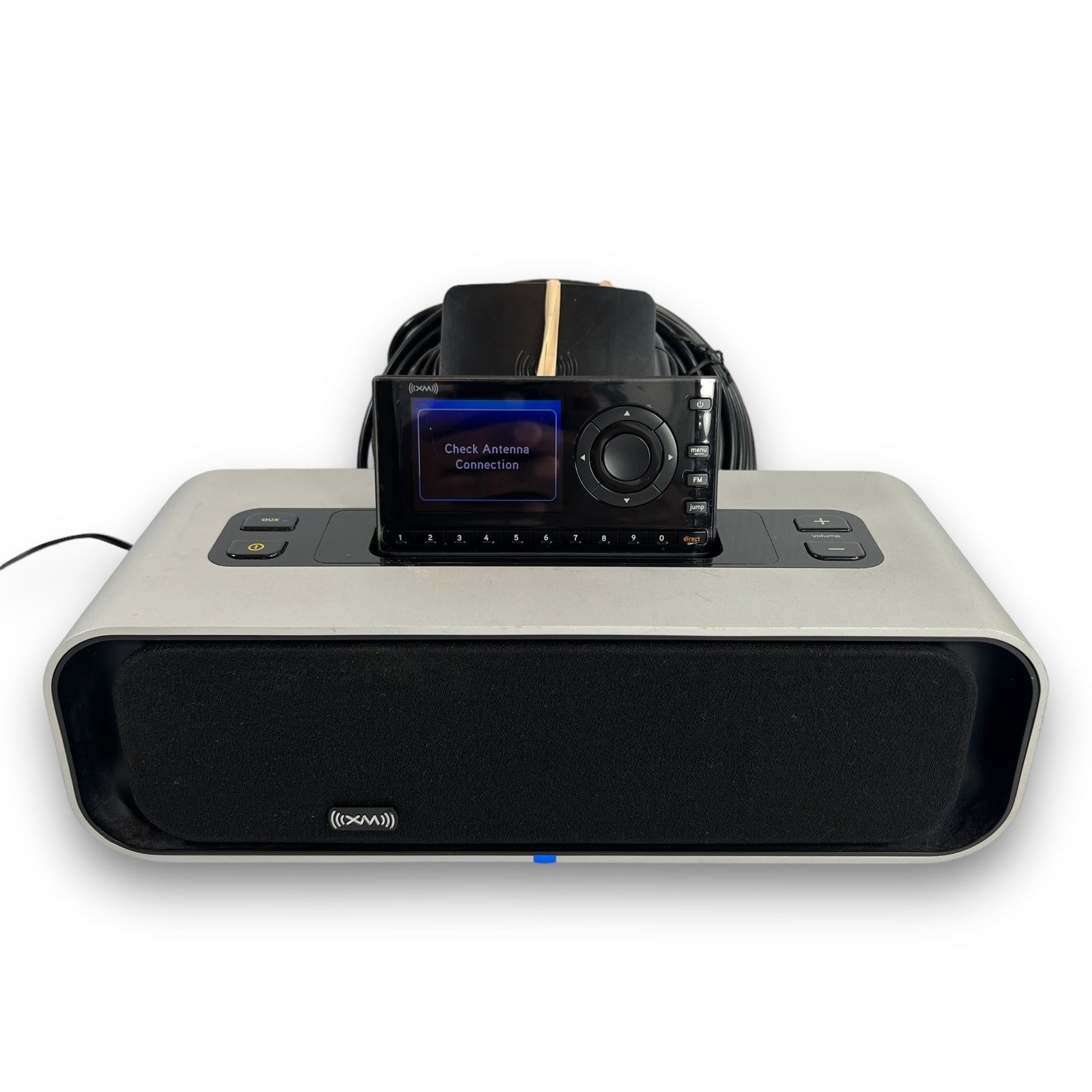 Sirius XM Compact Sound System Audiovox XMAS100 Speaker Dock & Radio AC Adapter