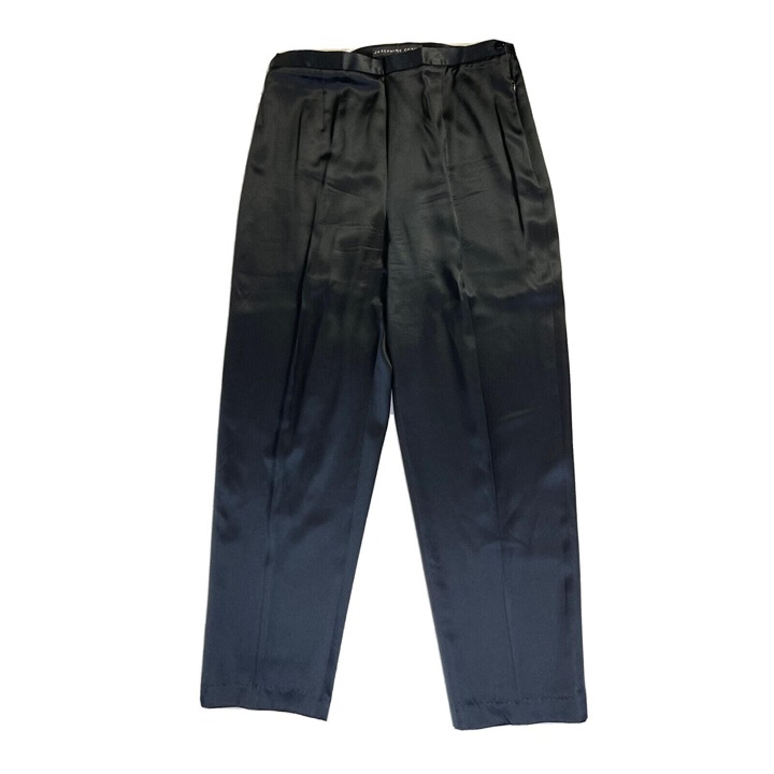 Vintage Womens 12 Silk Satin Pleated Cocktail Dress Pants Trousers