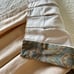 Custom Drapery Panels Linen? 96”L Light Khaki With Side Trim Lined (Pair 2)