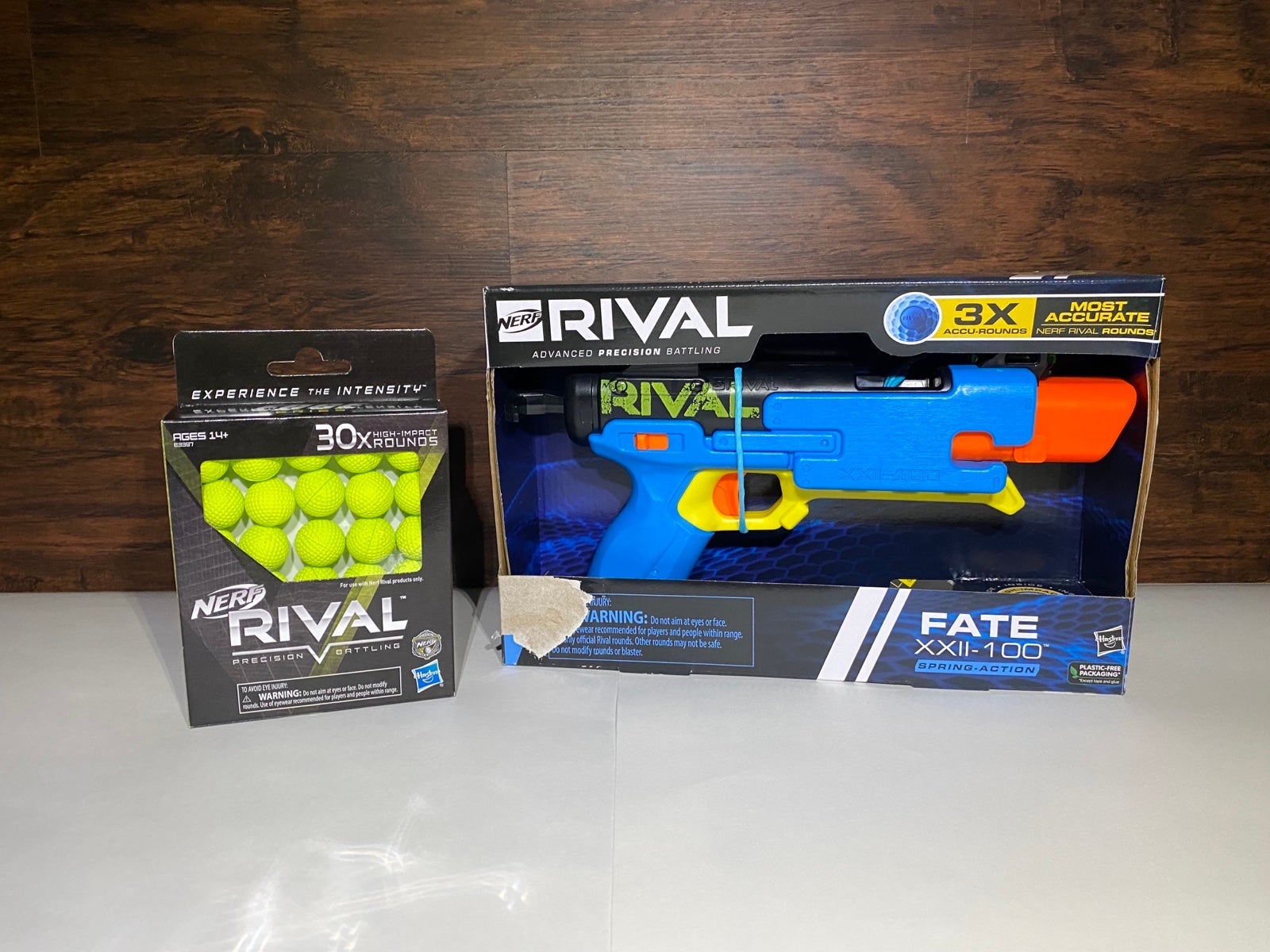 NERF Rival Fate XXII-100 Blaster With Rival Precision Battling Rounds